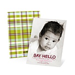 Hello Baby Girl -- Photo Vintage Baby Announcements