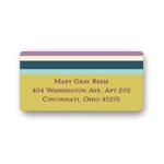 Sizeable Stripes -- Return Address Labels