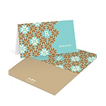 Floral Block Print -- Social Stationery