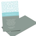 Modern Cross -- Holy Communion Invitations