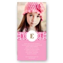 Graceful Monogram -- First Communion Photo Invitations