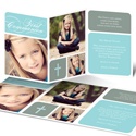Modern Mosaic -- Photo Communion Invitations