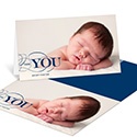 Contemporary Gratitude -- Baby Photo Thank You Cards