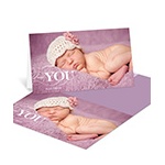Classic Gratitude -- Baby Photo Thank You Cards