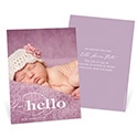 Classic Introductions -- Vertical Photo Birth Announcements