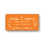 Flowing Elegance -- Monogram Address Labels