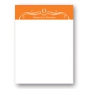 Flowing Elegance -- Personalized Monogram Stationery