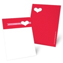 Heart Cut-out --  Notelettes