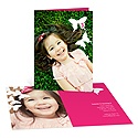 Photo Fluttering Design -- Butterfly Birthday Invitations