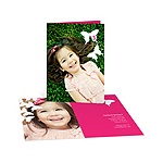Photo Fluttering Design -- Butterfly Birthday Invitations