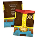 Round 'Em Up -- Cowboy Birthday Invitations