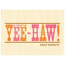 Wood Grain Gratitude -- Kids Thank You Cards