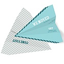 Paper Airplane -- Unique Moving Announcements