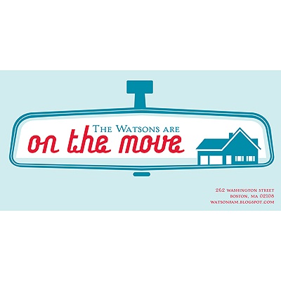 Rearview Reflections -- Creative Moving Announcements