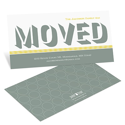 Contemporary Shapes -- Moving Announcements