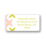 Creatively Chic in Green -- Unique Address Labels