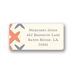 Creatively Chic in Orange -- Unique Address Labels