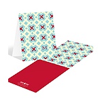 Creatively Chic in Red -- Monogram Thank You Cards