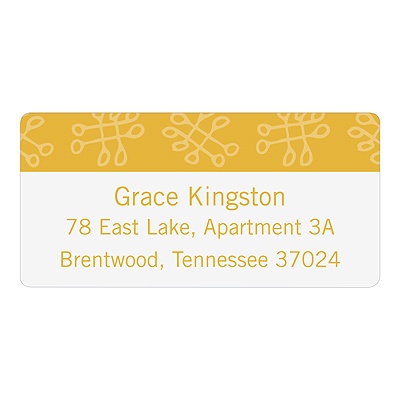 Playful Pattern -- Cute Address Labels