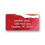 Watercolor Effect -- Stationery Address Labels