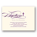 Flowing Script -- Elegant Baptism Invitations