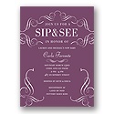 Flourish Framework -- Elegant Baby Shower Invitations