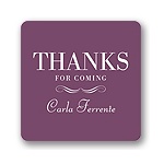 Flowing Elegance -- Baby Shower Favor Stickers