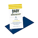 Stripes at Sea -- Nautical Baby Shower Invitations