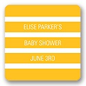 Mesmerizing Stripes -- Baby Shower Favor Stickers
