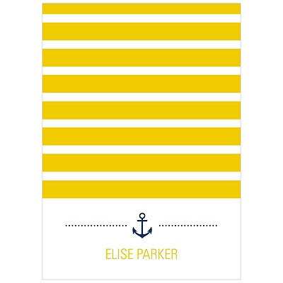 Stripes at Sea -- Nautical Thank You Cards