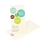 Floating Green Circles -- Creative Baby Shower Invitations