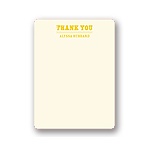 Contemporary Gratitude -- Personalized Baby Shower Thank You Cards