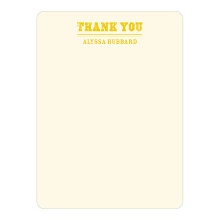 Contemporary Gratitude -- Personalized Baby Shower Thank You Cards