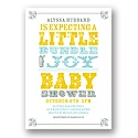 Personalized Poster -- Vintage Baby Shower Invitations