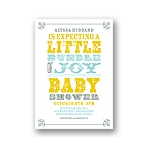 Personalized Poster -- Vintage Baby Shower Invitations