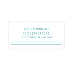 Modern Lines -- New Baby Address Labels