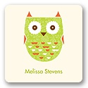Whimsical Hoot -- Baby Shower Favor Stickers