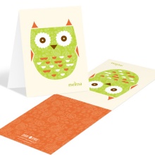 Whimsical Hoot -- Baby Shower Thank You Notes