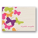 Flowing Wood Design -- Butterfly Thank You Cards