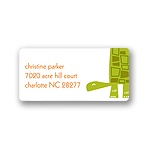 Shell-filled Label -- Turtle Address Labels
