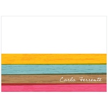 Colorful Stripes -- Baby Shower Thank You Notes