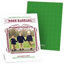 Framed Photo -- Personalized Rosh Hashanah Cards