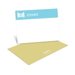 Torah Border -- Personalized Stationery Note Cards