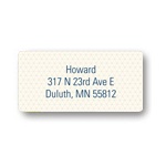 Triangle Array -- Bar Mitzvah Mailing Address Labels