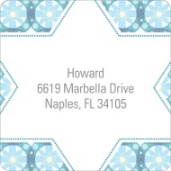 Custom Kaleidoscope Designs in Blue 