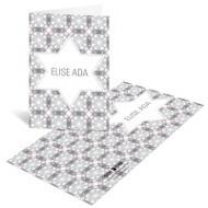 Custom Kaleidoscope Designs in Grey 