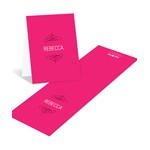 Chic Swirls -- Bat Mitzvah Thank You Cards