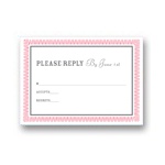 Zig Zag Frame -- RSVP Response Cards