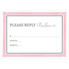 Zig Zag Frame -- RSVP Response Cards
