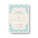 Rustic Finish -- Reply Cards